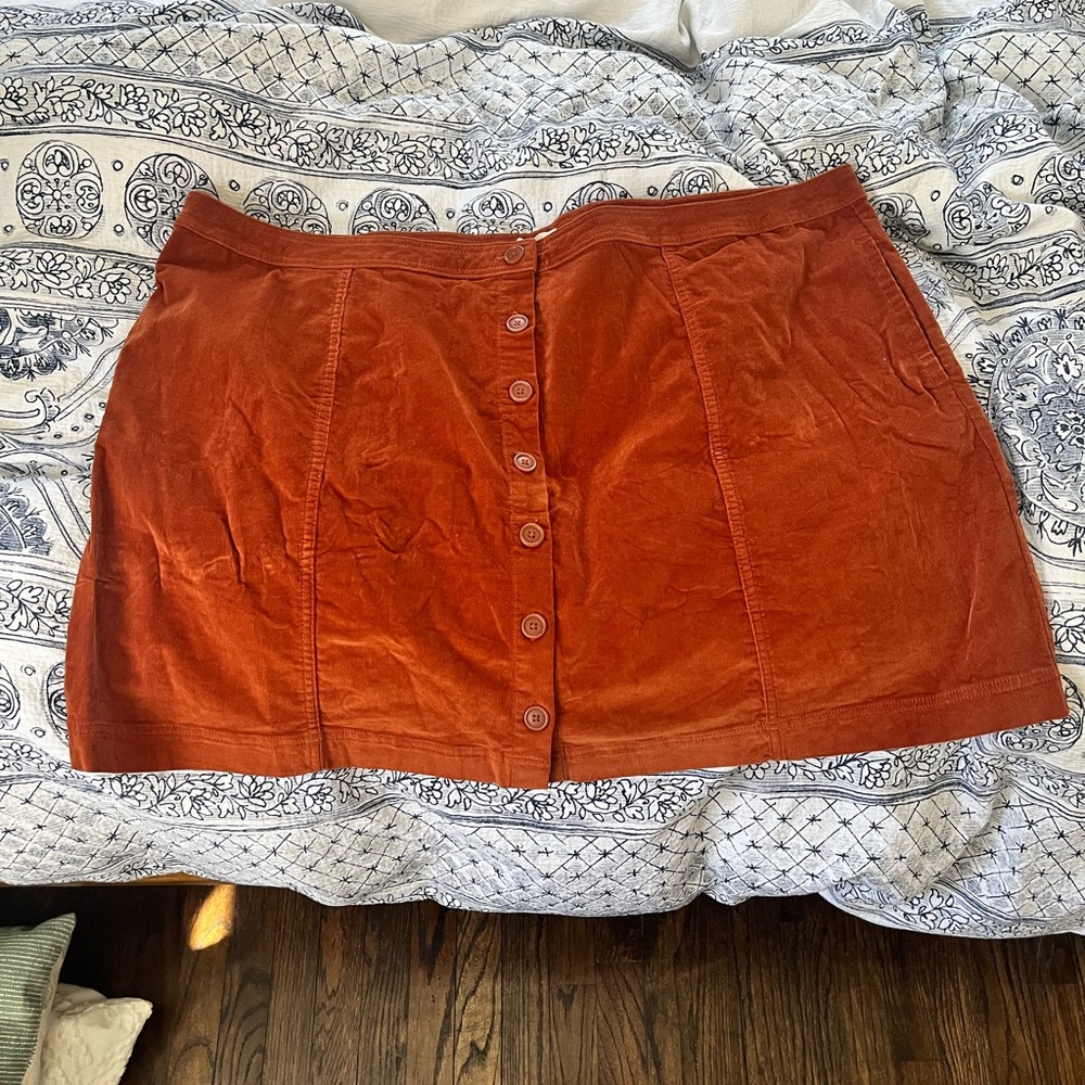 Knox rose corduroy skirt
